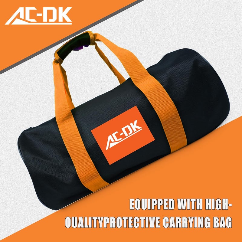 AC-DK Kinetic Recovery Rope (1in x 30ft ‎Yellow) 48000lbs Snatch Strap,Heavy Duty Stretch Nylon Towing Ropes with 2pcs Soft Shackles for Offroad Vehicle,Jeep,SUV,ATV,UTV,Tractor Elastic Ropes Kit - Image 3